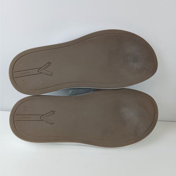 Vionic SZ 9 Madera Women's Slingback Comfort Sandal In Silver Leather - Picture 7 of 9